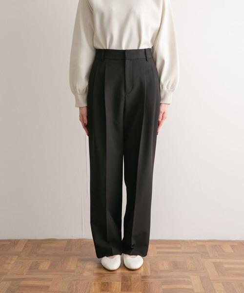 URBAN RESEARCH DOORS（アーバンリサーチドアーズ）の「ダブルクロス2タックトラウザー（その他パンツ・レディース・チャコールグレー/ブラック・SMALL/MEDIUM）」の16枚目の写真