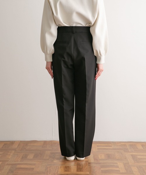 URBAN RESEARCH DOORS（アーバンリサーチドアーズ）の「ダブルクロス2タックトラウザー（その他パンツ・レディース・チャコールグレー/ブラック・SMALL/MEDIUM）」の17枚目の写真