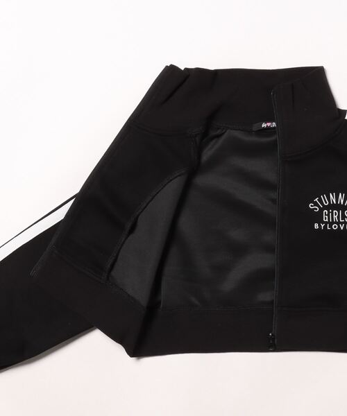 by LOVEiT（バイラビット）の「ショートトラックジャケット（ジャージ・キッズ・オフホワイト/ブラック/ラベンダー・130cm/120cm/140cm/150cm/160cm）」の16枚目の写真