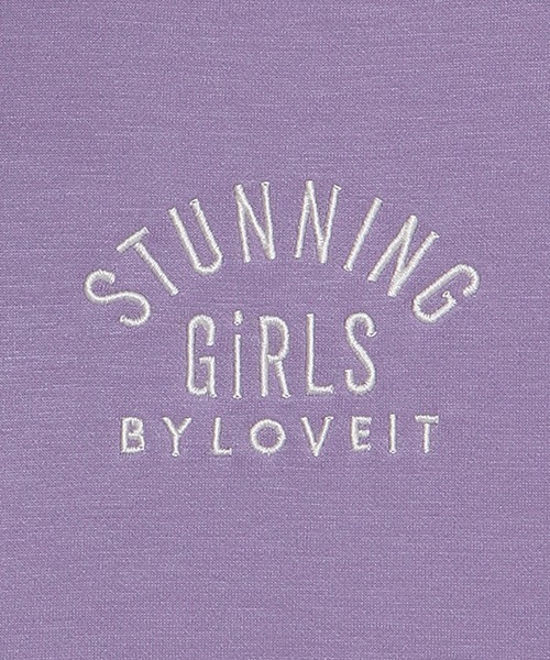 by LOVEiT（バイラビット）の「ショートトラックジャケット（ジャージ・キッズ・オフホワイト/ブラック/ラベンダー・130cm/120cm/140cm/150cm/160cm）」の5枚目の写真