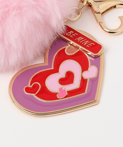 FOREVER 21（フォーエバー トゥエンティーワン）の「ハートキーチェーン（その他小物・レディース・ピンク・FREE）」の3枚目の写真