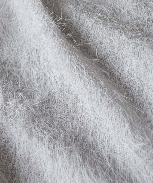 CLEIO(クレイオ)の「【CLEIO】フリンジジョーゼットレイヤード半袖ブラウス/FRINGE GEORGETTE LAYERED BLOUSE/940-11628(シャツ/ブラウス・レディース・ブラック/ホワイト/ライトグレー・FREE)」の6枚目の写真