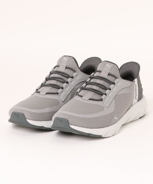 PUMA プーマ SOFTRIDE FLEX LACE EASE IN WD ソフトライド フレックス レース イーズイン 309901 03STORMY SLATE（スニーカー）｜PUMA（プーマ）