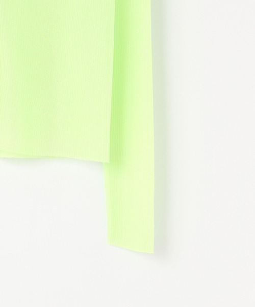 yuw（ユウ）の「シアーラメニットカーディガン　108002（カーディガン/ボレロ・レディース・ピンク/グリーン/グレー・FREE）」の12枚目の写真