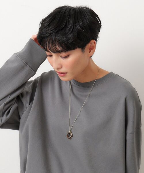 OPAQUE.CLIP（オペークドットクリップ）の「◆カラーアクリル×メタルパーツネックレス（ネックレス・レディース・ブラウン系/オフホワイト/オレンジ・00）」の8枚目の写真