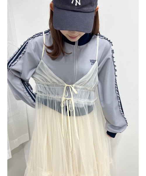 WC（ダブル シー）の「【2WAY】シアーロングワンピース（ワンピース・レディース・アイボリー/ブラック/グレー・FREE）」の5枚目の写真