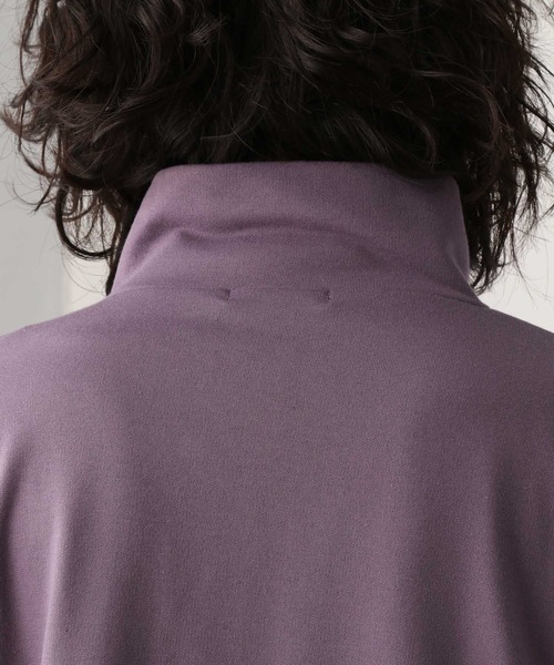 HARE（ハレ）の「HAREロゴBIGドルマンハーフZIP(HARE)（Tシャツ/カットソー・メンズ・パープル/ホワイト/ブラック・SMALL/MEDIUM）」の16枚目の写真