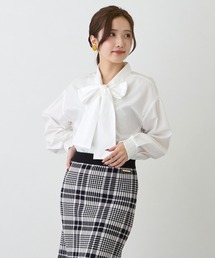 前後２ＷＡＹボウタイブラウス