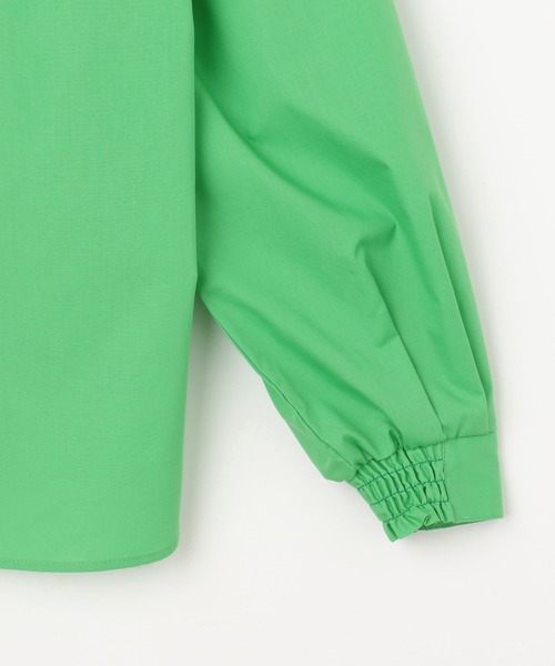 NICOLE white（ニコルホワイト）の「前後２ＷＡＹボウタイブラウス（シャツ/ブラウス・レディース・ブラック/オフホワイト/グリーン・FREE）」の9枚目の写真