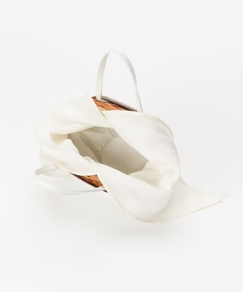 セール】レザーコンビカゴバッグ（かごバッグ）｜allureville