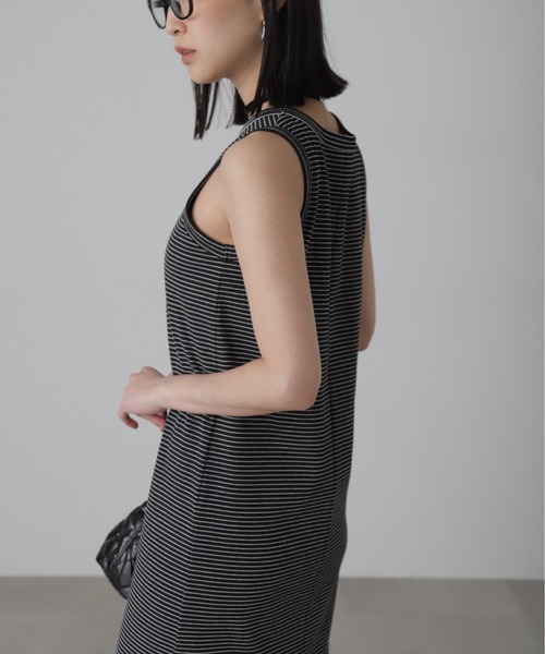 FREE'S MART（フリーズマート）の「アメスリタンクトップワンピース（ワンピース・レディース・ブラック/ブラック系その他/モカ・MEDIUM/SMALL）」の21枚目の写真