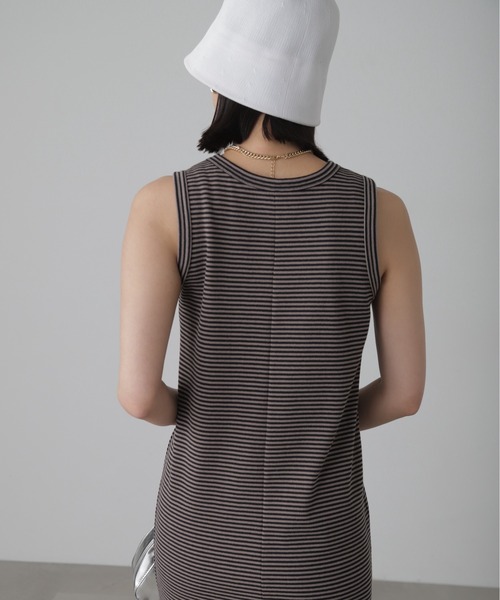 FREE'S MART（フリーズマート）の「アメスリタンクトップワンピース（ワンピース・レディース・ブラック/ブラック系その他/モカ・MEDIUM/SMALL）」の15枚目の写真