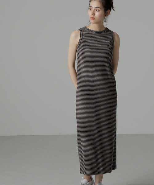 FREE'S MART（フリーズマート）の「アメスリタンクトップワンピース（ワンピース・レディース・ブラック/ブラック系その他/モカ・MEDIUM/SMALL）」の14枚目の写真