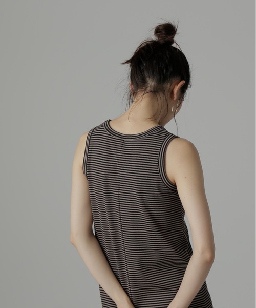 FREE'S MART（フリーズマート）の「アメスリタンクトップワンピース（ワンピース・レディース・ブラック/ブラック系その他/モカ・MEDIUM/SMALL）」の11枚目の写真