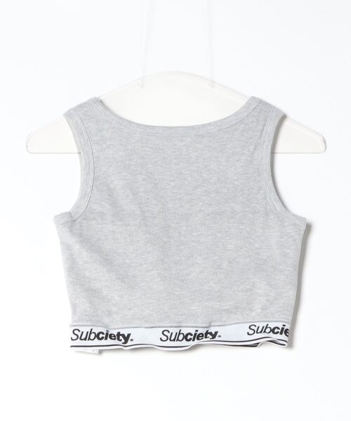 Subciety(サブサエティ)の「RIB TANK TOP【WOMENS】(タンクトップ・レディース・ブラック/グレー・FREE)」の17枚目の写真