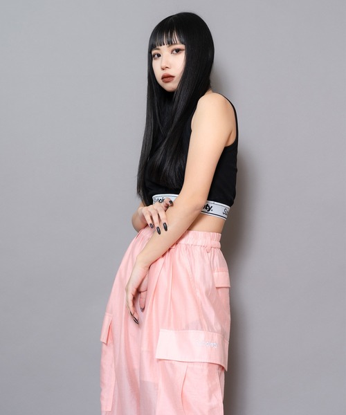 Subciety(サブサエティ)の「RIB TANK TOP【WOMENS】(タンクトップ・レディース・ブラック/グレー・FREE)」の11枚目の写真