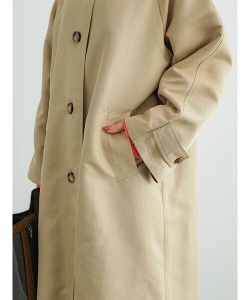 Te chichi（テチチ）の「ステンカラーコート（ステンカラーコート・レディース・ネイビー/ベージュ・F）」の13枚目の写真