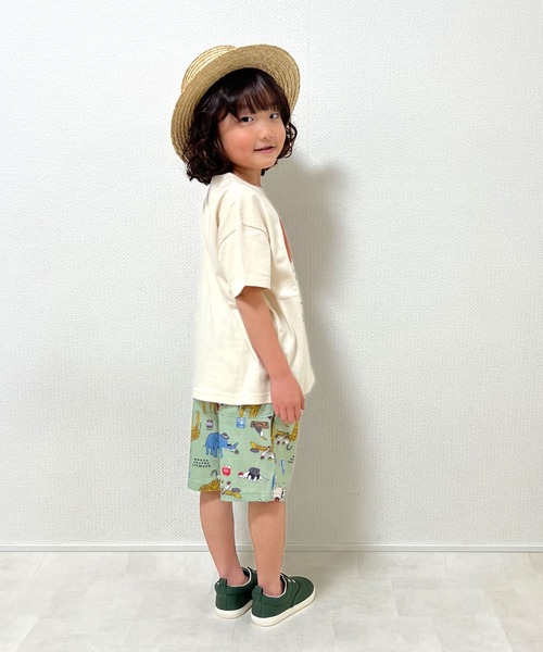 SKAPE（エスケープ）の「ﾌﾟﾁﾌﾟﾘTｼｬﾂ（Tシャツ/カットソー・キッズ・アイボリー/ブラック/グレー/ブルー/ホワイト/グリーン/ベージュ/イエロー・80ｃｍ/90cm/100cm/110cm/120cm/130cm）」の11枚目の写真