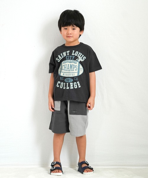 SKAPE（エスケープ）の「ﾌﾟﾁﾌﾟﾘTｼｬﾂ（Tシャツ/カットソー・キッズ・アイボリー/ブラック/グレー/ブルー/ホワイト/グリーン/ベージュ/イエロー・80ｃｍ/90cm/100cm/110cm/120cm/130cm）」の12枚目の写真