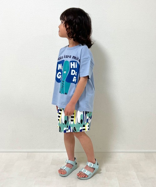 SKAPE（エスケープ）の「ﾌﾟﾁﾌﾟﾘTｼｬﾂ（Tシャツ/カットソー・キッズ・アイボリー/ブラック/グレー/ブルー/ホワイト/グリーン/ベージュ/イエロー・80ｃｍ/90cm/100cm/110cm/120cm/130cm）」の19枚目の写真