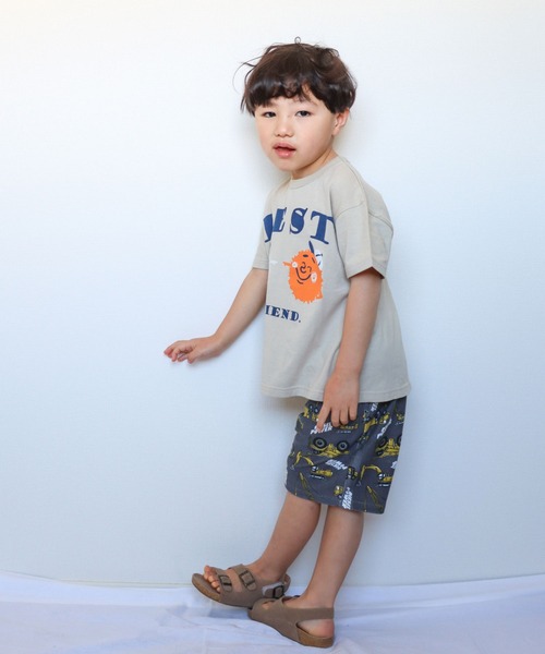 SKAPE（エスケープ）の「ﾌﾟﾁﾌﾟﾘTｼｬﾂ（Tシャツ/カットソー・キッズ・アイボリー/ブラック/グレー/ブルー/ホワイト/グリーン/ベージュ/イエロー・80ｃｍ/90cm/100cm/110cm/120cm/130cm）」の21枚目の写真