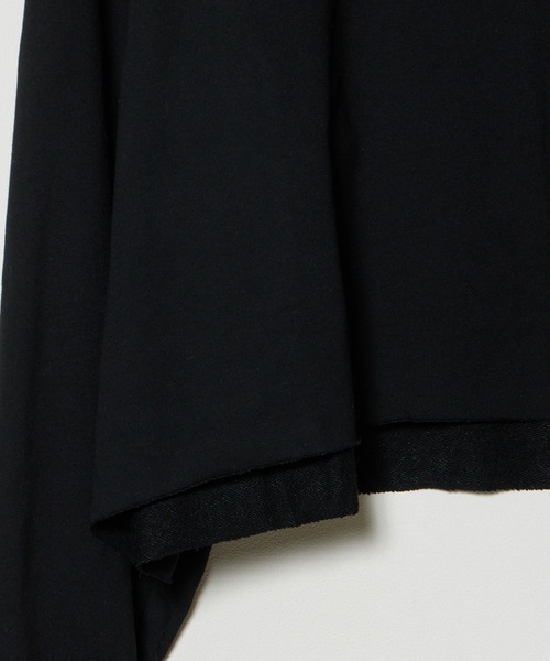 Theater code(シアターコード)の「Damaged Cropped Logo Sweatshirt /ダメージ クロップド ロゴ スウェット(スウェット・メンズ・ダークグレー/クリーム/ネイビー/ライトグレー/ブラック・2/3)」の21枚目の写真