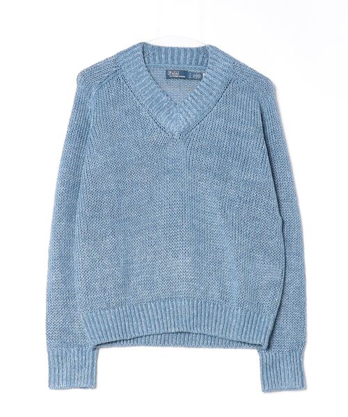Ralph Lauren Jeans リネンコットンセーターMサイズ レディース POLO RALPH LAUREN（ポロ ラルフ ローレン）の「リネンコットン V