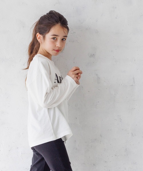 coca（coca）（コカ）の「【WEB限定セール】キッズ 親子お揃いゆるシルエットアソートロゴプリントロンT（Tシャツ/カットソー・キッズ・B/C/D/A・110/120/130/140）」の6枚目の写真