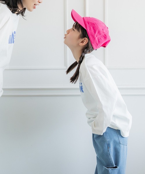 coca（coca）（コカ）の「【WEB限定セール】キッズ 親子お揃いゆるシルエットアソートロゴプリントロンT（Tシャツ/カットソー・キッズ・B/C/D/A・110/120/130/140）」の10枚目の写真