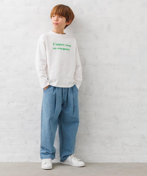 coca（coca）（コカ）の「【WEB限定セール】キッズ 親子お揃いゆるシルエットアソートロゴプリントロンT（Tシャツ/カットソー・キッズ・B/C/D/A・110/120/130/140）」の16枚目の写真