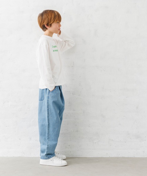 coca（coca）（コカ）の「【WEB限定セール】キッズ 親子お揃いゆるシルエットアソートロゴプリントロンT（Tシャツ/カットソー・キッズ・B/C/D/A・110/120/130/140）」の18枚目の写真