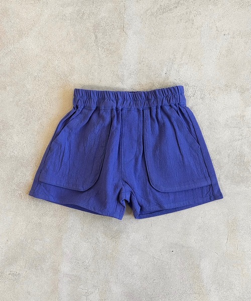 A BOND（アボンド）の「マチつきポケットショートパンツ（80～130cm）（その他パンツ・キッズ・ブラック/イエロー/グリーン系その他/チャコール/レッド系その他/ピンク/レッド/ブルー・100/90/80/110/130/120）」の5枚目の写真