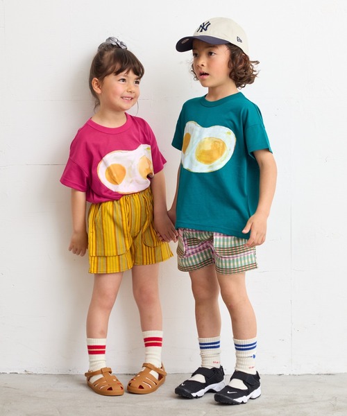 A BOND（アボンド）の「マチつきポケットショートパンツ（80～130cm）（その他パンツ・キッズ・ブラック/イエロー/グリーン系その他/チャコール/レッド系その他/ピンク/レッド/ブルー・100/90/80/110/130/120）」の13枚目の写真