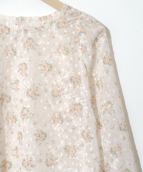 flower(フラワー)の「キャンディブルームブラウス(シャツ/ブラウス・レディース・ピンク/ブルー・FREE)」の5枚目の写真