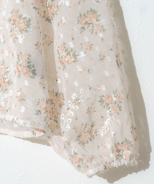 flower(フラワー)の「キャンディブルームブラウス(シャツ/ブラウス・レディース・ピンク/ブルー・FREE)」の6枚目の写真