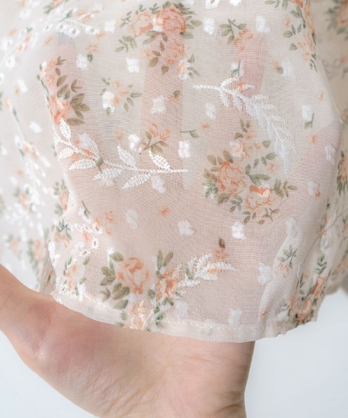 flower(フラワー)の「キャンディブルームブラウス(シャツ/ブラウス・レディース・ピンク/ブルー・FREE)」の9枚目の写真