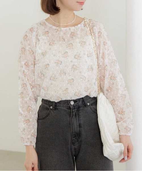 flower(フラワー)の「キャンディブルームブラウス(シャツ/ブラウス・レディース・ピンク/ブルー・FREE)」の16枚目の写真