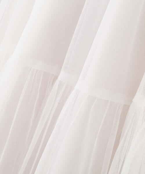 PROPORTION BODY DRESSING(プロポーションボディドレッシング)の「ティアードチュールスカート / 1214120422(スカート・レディース・ブラック/グレー/ブラック系その他/ホワイト・MEDIUM/SMALL)」の17枚目の写真