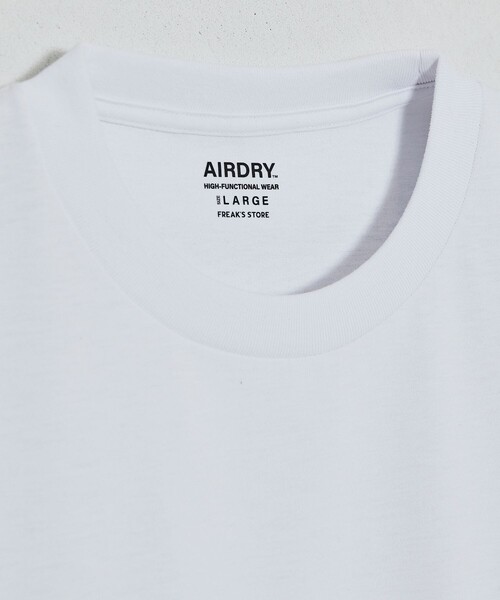FREAK'S STORE（フリークスストア）の「FREAK’S STORE/フリークスストア AIRDRY 7.7オンス ビックシルエット クルーネック ポケットTシャツ/エアドライ/吸水速乾（Tシャツ/カットソー・メンズ・グレイッシュベージュ/チャコール/その他1/ブラック/ホワイト・SMALL/MEDIUM/LARGE）」の18枚目の写真