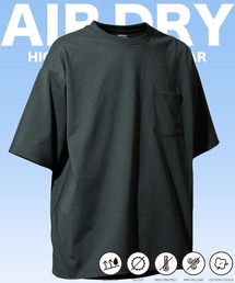 FREAK'S STORE | FREAK’S STORE/フリークスストア AIRDRY 7.7オンス ビックシルエット クルーネック ポケットTシャツ/エアドライ/吸水速乾(Tシャツ/カットソー)