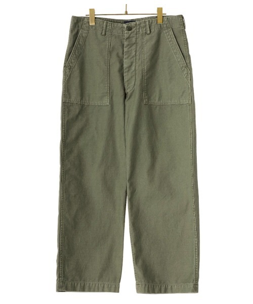REMI RELIEF NAVY LABEL（レミレリーフネイビーレーベル）の「REMI RELIEF NAVY LABEL / レミレリーフ ネイビーレーベル：ベイカーパンツ：RN26349290AK[STD]（カーゴパンツ・メンズ・オリーブ・L/M）」の2枚目の写真