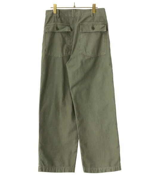 REMI RELIEF NAVY LABEL（レミレリーフネイビーレーベル）の「REMI RELIEF NAVY LABEL / レミレリーフ ネイビーレーベル：ベイカーパンツ：RN26349290AK[STD]（カーゴパンツ・メンズ・オリーブ・L/M）」の3枚目の写真