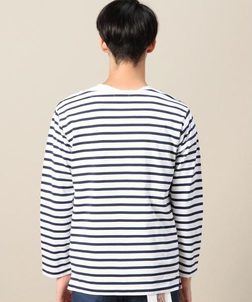 BEAUTY&YOUTH UNITED ARROWS（ビューティーアンドユースユナイテッドアローズ）の「BY クリスプ バスクシャツ◆（Tシャツ/カットソー・メンズ・コバルトブルー/ベージュ/ブラック・LARGE/X-LARGE/SMALL/MEDIUM）」の10枚目の写真