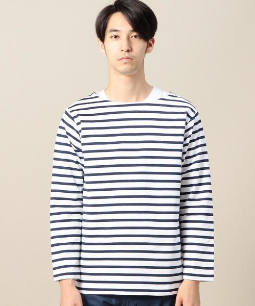 BEAUTY&YOUTH UNITED ARROWS（ビューティーアンドユースユナイテッドアローズ）の「BY クリスプ バスクシャツ◆（Tシャツ/カットソー・メンズ・コバルトブルー/ベージュ/ブラック・LARGE/X-LARGE/SMALL/MEDIUM）」の11枚目の写真