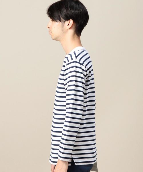 BEAUTY&YOUTH UNITED ARROWS（ビューティーアンドユースユナイテッドアローズ）の「BY クリスプ バスクシャツ◆（Tシャツ/カットソー・メンズ・コバルトブルー/ベージュ/ブラック・LARGE/X-LARGE/SMALL/MEDIUM）」の12枚目の写真