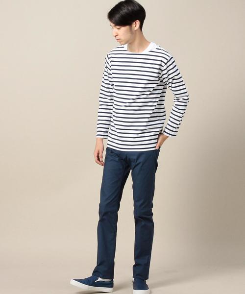 BEAUTY&YOUTH UNITED ARROWS（ビューティーアンドユースユナイテッドアローズ）の「BY クリスプ バスクシャツ◆（Tシャツ/カットソー・メンズ・コバルトブルー/ベージュ/ブラック・LARGE/X-LARGE/SMALL/MEDIUM）」の13枚目の写真
