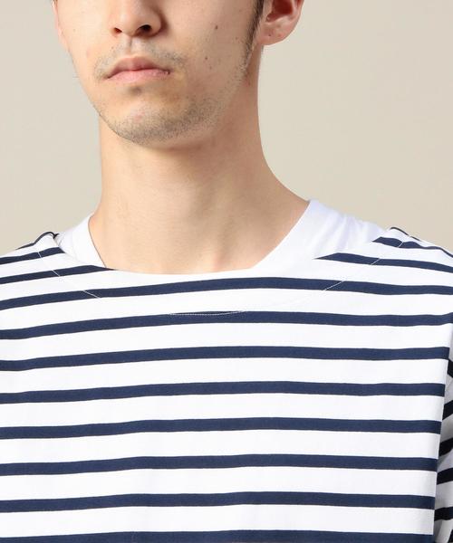 BEAUTY&YOUTH UNITED ARROWS（ビューティーアンドユースユナイテッドアローズ）の「BY クリスプ バスクシャツ◆（Tシャツ/カットソー・メンズ・コバルトブルー/ベージュ/ブラック・LARGE/X-LARGE/SMALL/MEDIUM）」の14枚目の写真