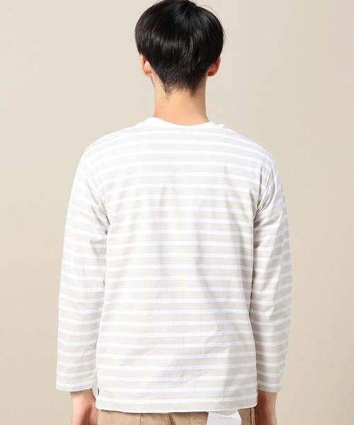 BEAUTY&YOUTH UNITED ARROWS（ビューティーアンドユースユナイテッドアローズ）の「BY クリスプ バスクシャツ◆（Tシャツ/カットソー・メンズ・コバルトブルー/ベージュ/ブラック・LARGE/X-LARGE/SMALL/MEDIUM）」の8枚目の写真