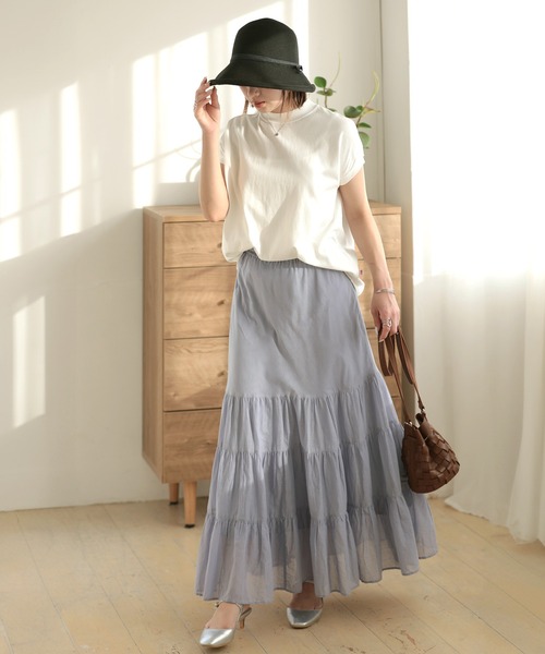 Little＆More（リトルアンドモア）の「【サイズ選べる】麦わら帽子 あご紐付（ハット・レディース・ライトグレー/カーキ/ベージュ/チョコ/ブラック/ライトピンク・M/L）」の20枚目の写真