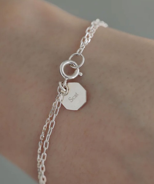 Scat（スキャット）の「"Link" bracelet(SILVER)（ブレスレット・レディース・シルバー・S/M）」の7枚目の写真